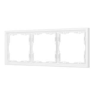 Рамка пластиковая Arlight FRM-NOBE-SFPL-3-WH 054219