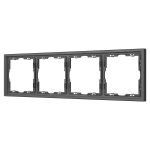 Рамка пластиковая Arlight FRM-NOBE-SFPL-4-GR 054226