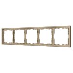 Рамка пластиковая Arlight FRM-NOBE-SFPL-5-GD 054229