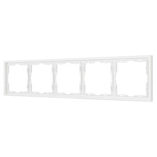 Рамка пластиковая Arlight FRM-NOBE-SFPL-5-WH 054227