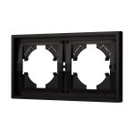 Рамка пластиковая на 2 поста Arlight FRM-TENDO-PL-2-BK 053840