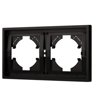 Рамка пластиковая на 2 поста Arlight FRM-TENDO-PL-2-BK 053840