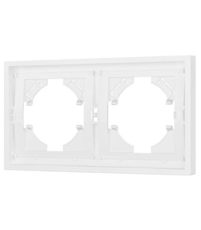 Рамка пластиковая на 2 поста Arlight FRM-TENDO-PL-2-WH 053839