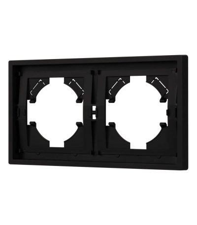 Рамка пластиковая на 2 поста Arlight FRM-TENDO-SFPL-2-BK 054646