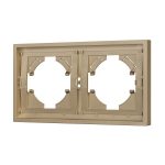 Рамка пластиковая на 2 поста Arlight FRM-TENDO-SFPL-2-GD 054647