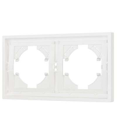 Рамка пластиковая на 2 поста Arlight FRM-TENDO-SFPL-2-WH 054649