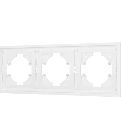 Рамка пластиковая на 3 поста Arlight FRM-TENDO-PL-3-WH 053843