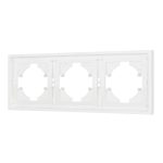 Рамка пластиковая на 3 поста Arlight FRM-TENDO-SFPL-3-WH 054653