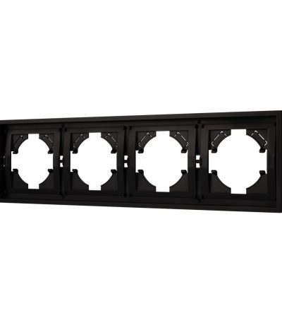 Рамка пластиковая на 4 поста Arlight FRM-TENDO-PL-4-BK 053848