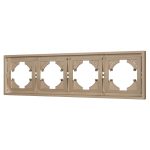 Рамка пластиковая на 4 поста Arlight FRM-TENDO-PL-4-GD 053850