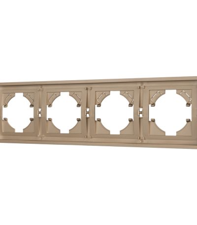 Рамка пластиковая на 4 поста Arlight FRM-TENDO-PL-4-GD 053850