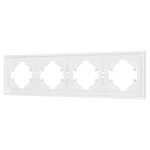 Рамка пластиковая на 4 поста Arlight FRM-TENDO-PL-4-WH 053847
