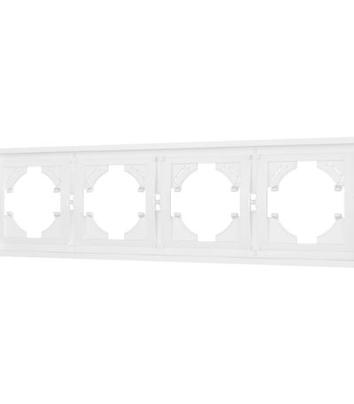 Рамка пластиковая на 4 поста Arlight FRM-TENDO-PL-4-WH 053847