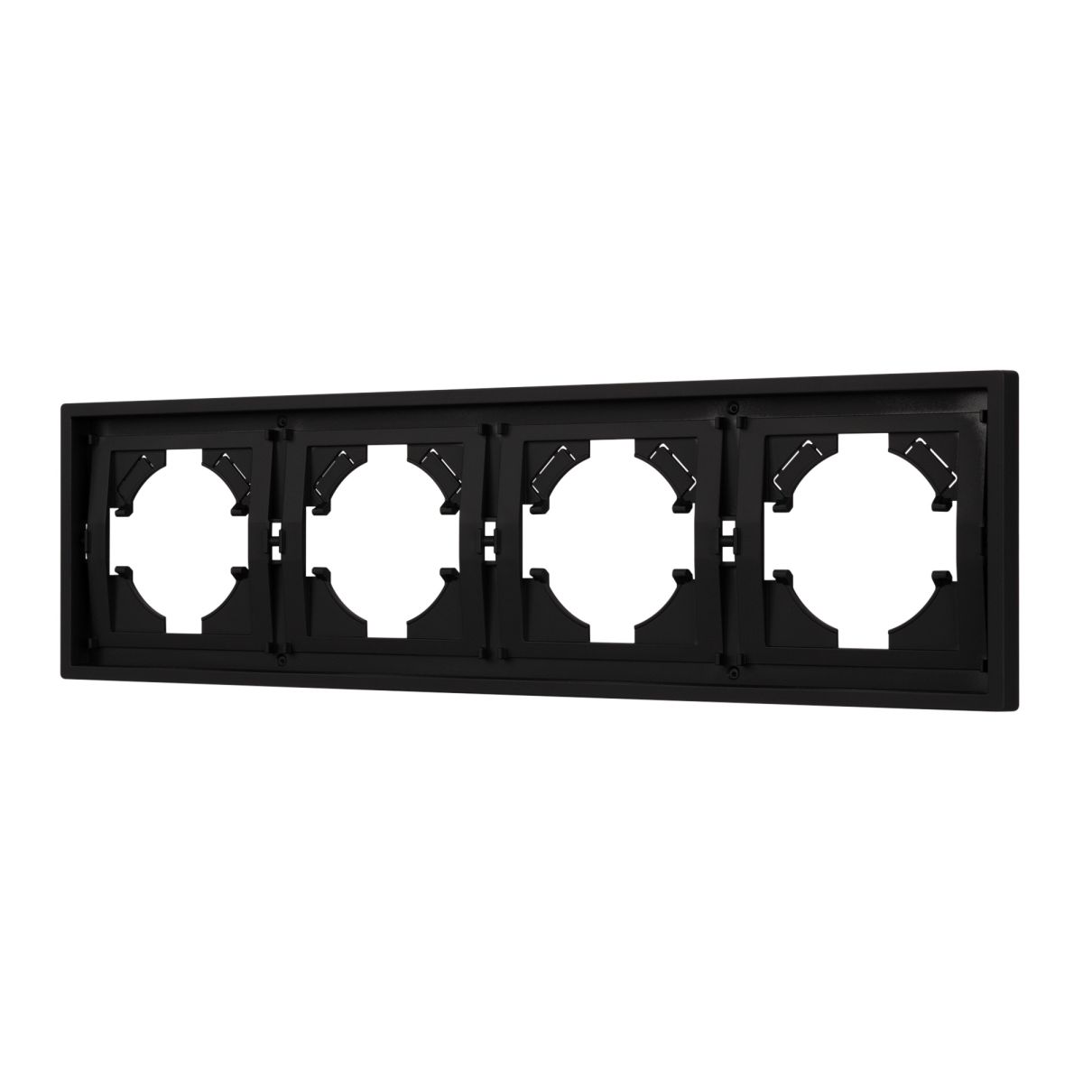 Рамка пластиковая на 4 поста Arlight FRM-TENDO-SFPL-4-BK 054654