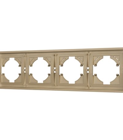 Рамка пластиковая на 4 поста Arlight FRM-TENDO-SFPL-4-GD 054663