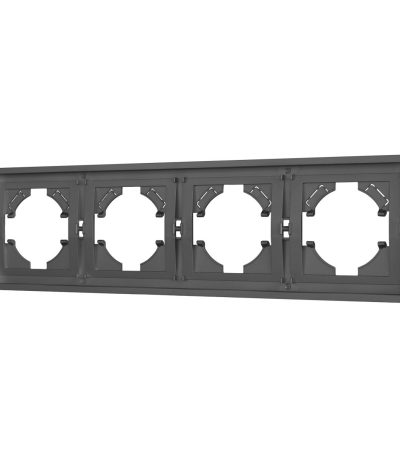 Рамка пластиковая на 4 поста Arlight FRM-TENDO-SFPL-4-GR 054655