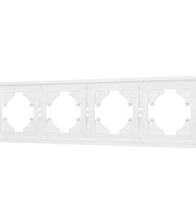 Рамка пластиковая на 4 поста Arlight FRM-TENDO-SFPL-4-WH 054656