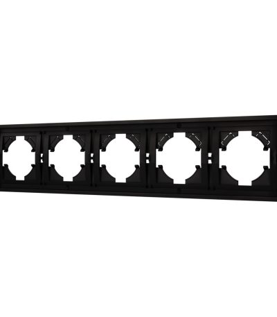 Рамка пластиковая на 5 постов Arlight FRM-TENDO-PL-5-BK 053852