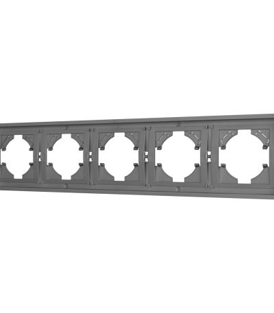 Рамка пластиковая на 5 постов Arlight FRM-TENDO-PL-5-GR 053853