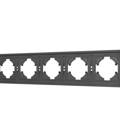 Рамка пластиковая на 5 постов Arlight FRM-TENDO-SFPL-5-GR 054659