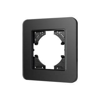 Рамка стеклянная на 1 пост Arlight FRM-OMALI-SFGS-1-BK 049676