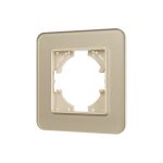 Рамка стеклянная на 1 пост Arlight FRM-OMALI-SFGS-1-GD 049679