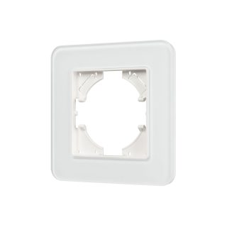 Рамка стеклянная на 1 пост Arlight FRM-OMALI-SFGS-1-WH 049675