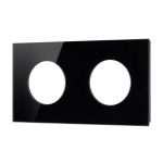 Рамка стеклянная на 2 поста Arlight FRM-GLARE-GC-2-BK 043836