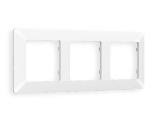 Рамка трехместная Ambrella Volt Line AF110123