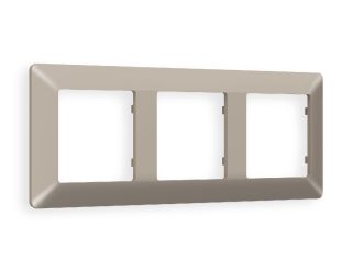 Рамка трехместная Ambrella Volt Line AF110363