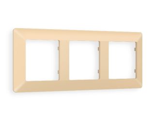 Рамка трехместная Ambrella Volt Line AF110603