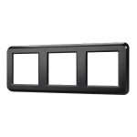 Рамка трехместная Arlight FRM-VERSA-PL-3-BK 043784