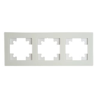 Рамка трехместная Stekker GFR00-7003-01M Катрин 49596