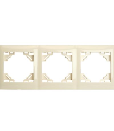 Рамка трехместная Stekker PFR00-9013-02 Эрна Элегант 49668