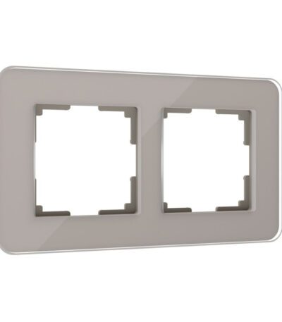 Рамка Werkel Elite на 2 поста дымчатый W0022417 4690389180699