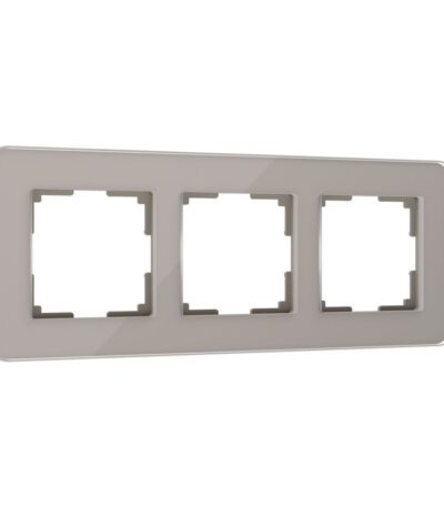 Рамка Werkel Elite на 3 поста дымчатый W0032417 4690389180750