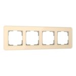 Рамка Werkel Elite на 4 поста айвори W0042443 4690389180811