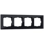 Рамка Werkel Favorit на 4 поста черный W0041108 4690389159954