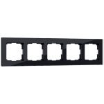Рамка Werkel Favorit на 5 постов черный W0051108 4690389160110