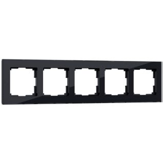 Рамка Werkel Favorit на 5 постов черный W0051108 4690389160110