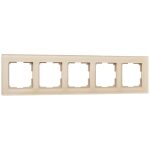 Рамка Werkel Favorit на 5 постов шампань W0051111 4690389160134