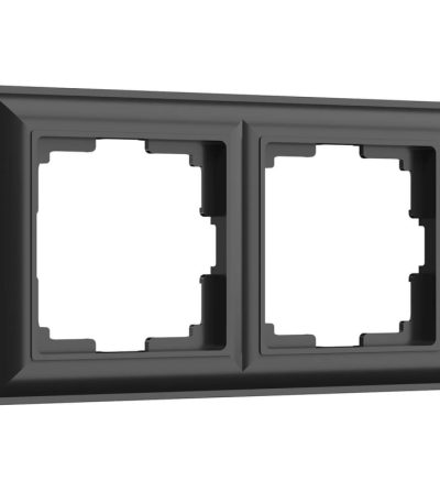 Рамка Werkel Fiore на 2 поста черный W0022208 4690389160370