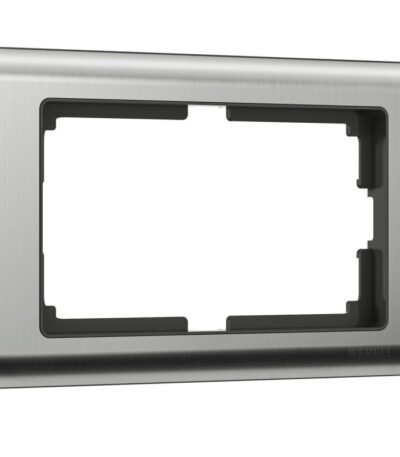 Рамка Werkel Metallic для двойной розетки глянцевый никель W0081602 4690389159077