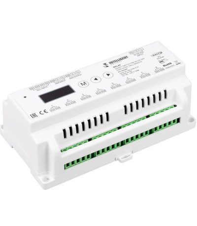 Релейный модуль Arlight SMART-SWITCH-708-82-D2-DIN (230V, 8x10A, DALI, DMX512) 046489