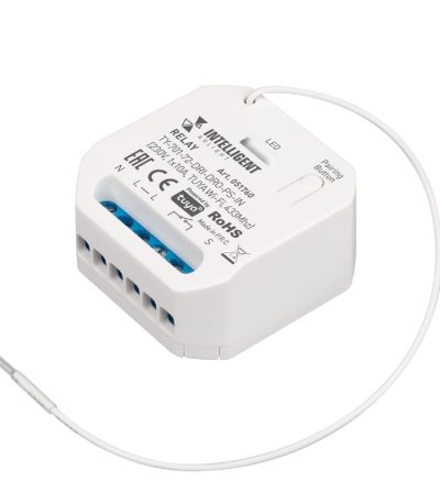 Релейный модуль Arlight TY-701-72-DRI-DRO-PS-IN (230V, 1x10A, TUYA Wi-Fi, 433Mhz) 051760