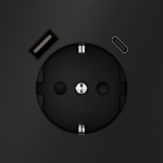 Розетка с USB, A+C Voltum S70 VLS040508