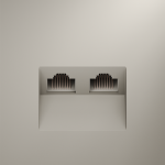 Розетка компьютерная двойная Voltum S70 VLS060203