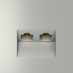 Розетка компьютерная двойная Voltum S70 VLS060205