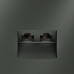 Розетка компьютерная двойная Voltum S70 VLS060206