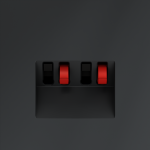 Розетка акустическая Voltum S70 VLS060307